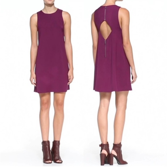 Alice + Olivia Serina Open-Back Mini A Line Dress - Picture 11 of 11